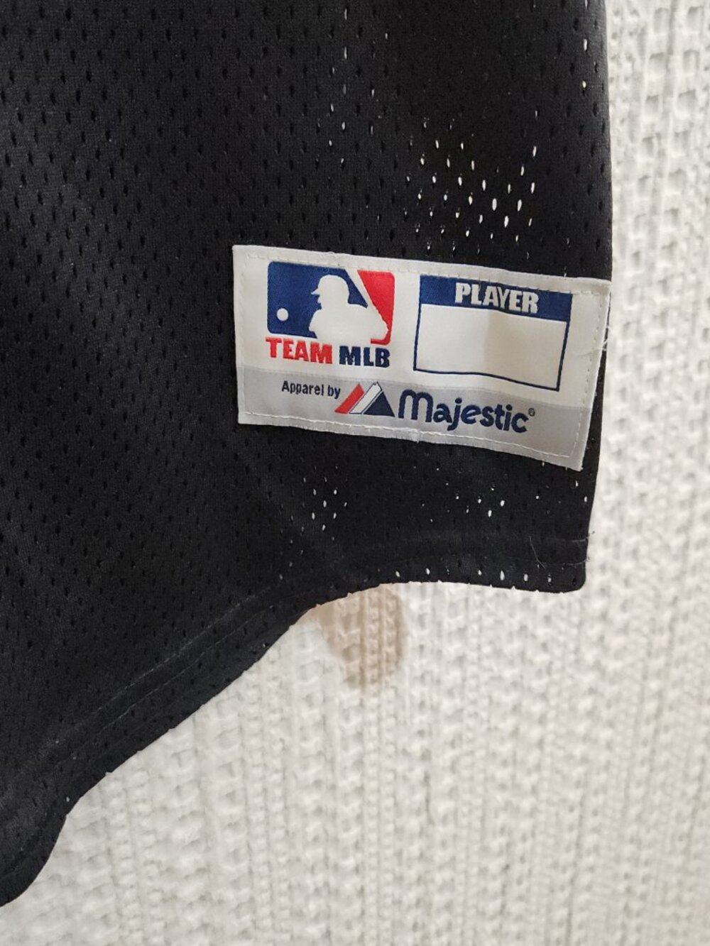 Vintage San Francisco Giants Jersey Majestic Black Mesh MLB Button Up Size Small - Picture 5 of 14